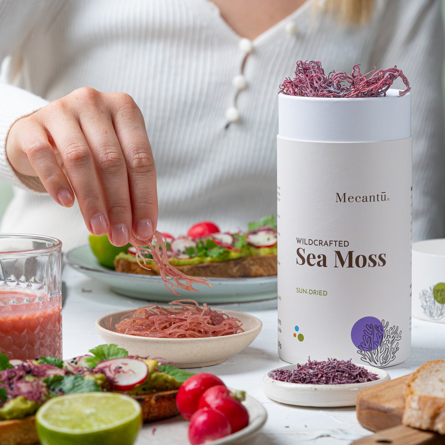 Sun-Dried Purple Sea Moss (Antioxidant-Rich)