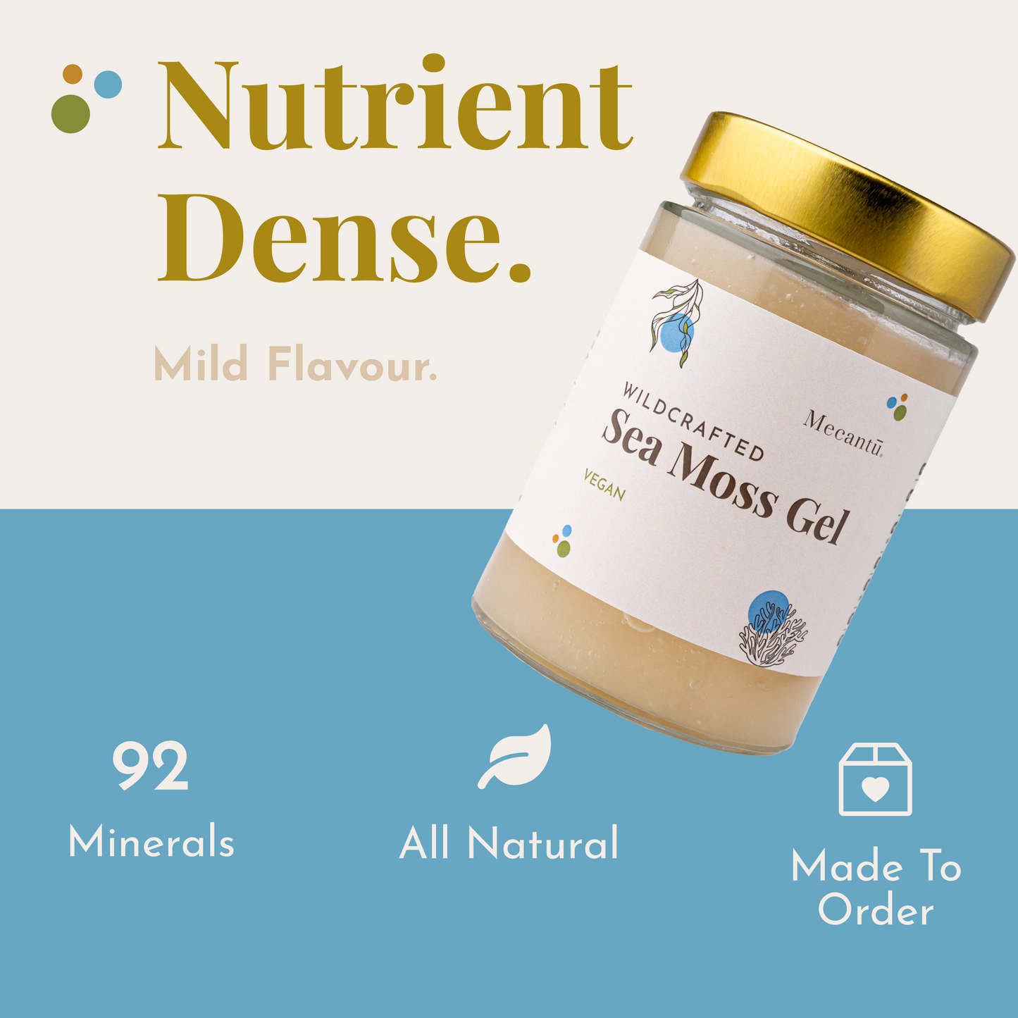 Golden Sea Moss Gel (Sample Size)
