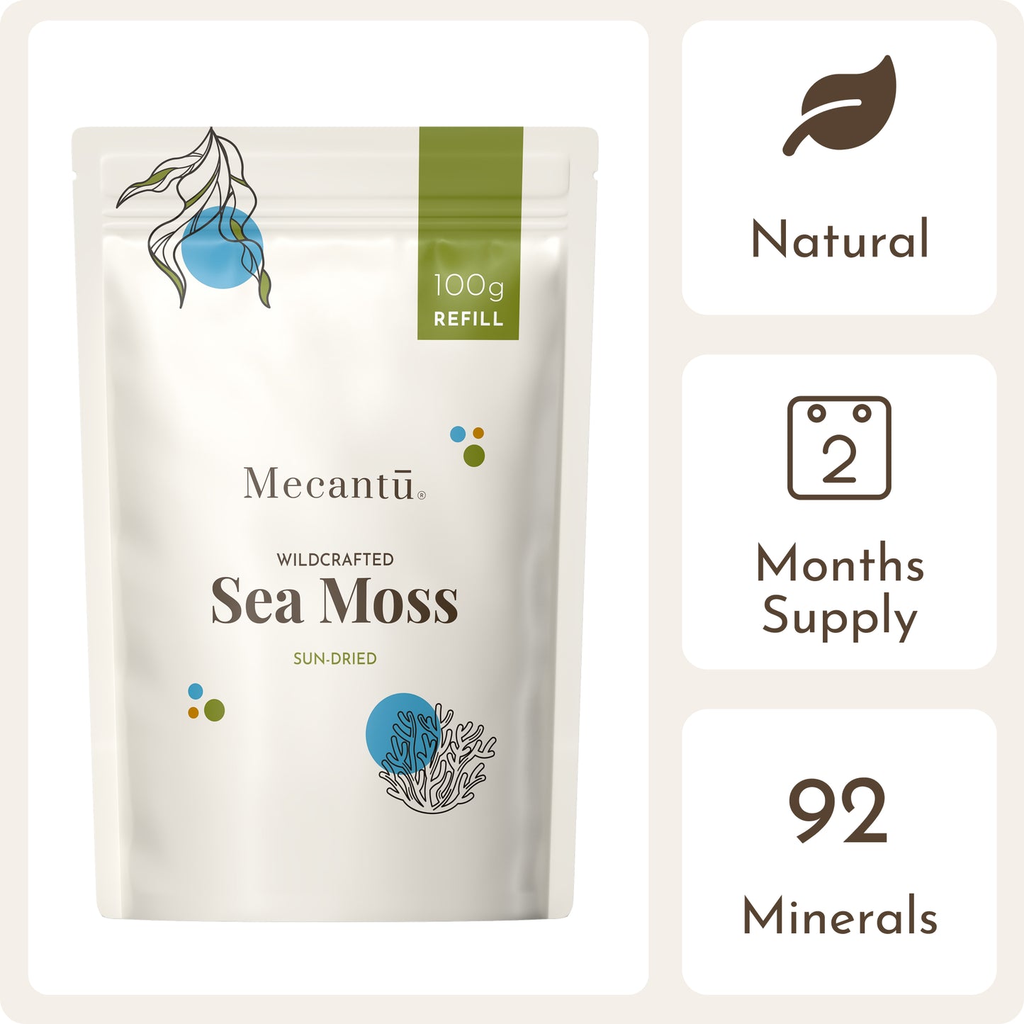 Refill Pack - Sun-Dried Golden Sea Moss