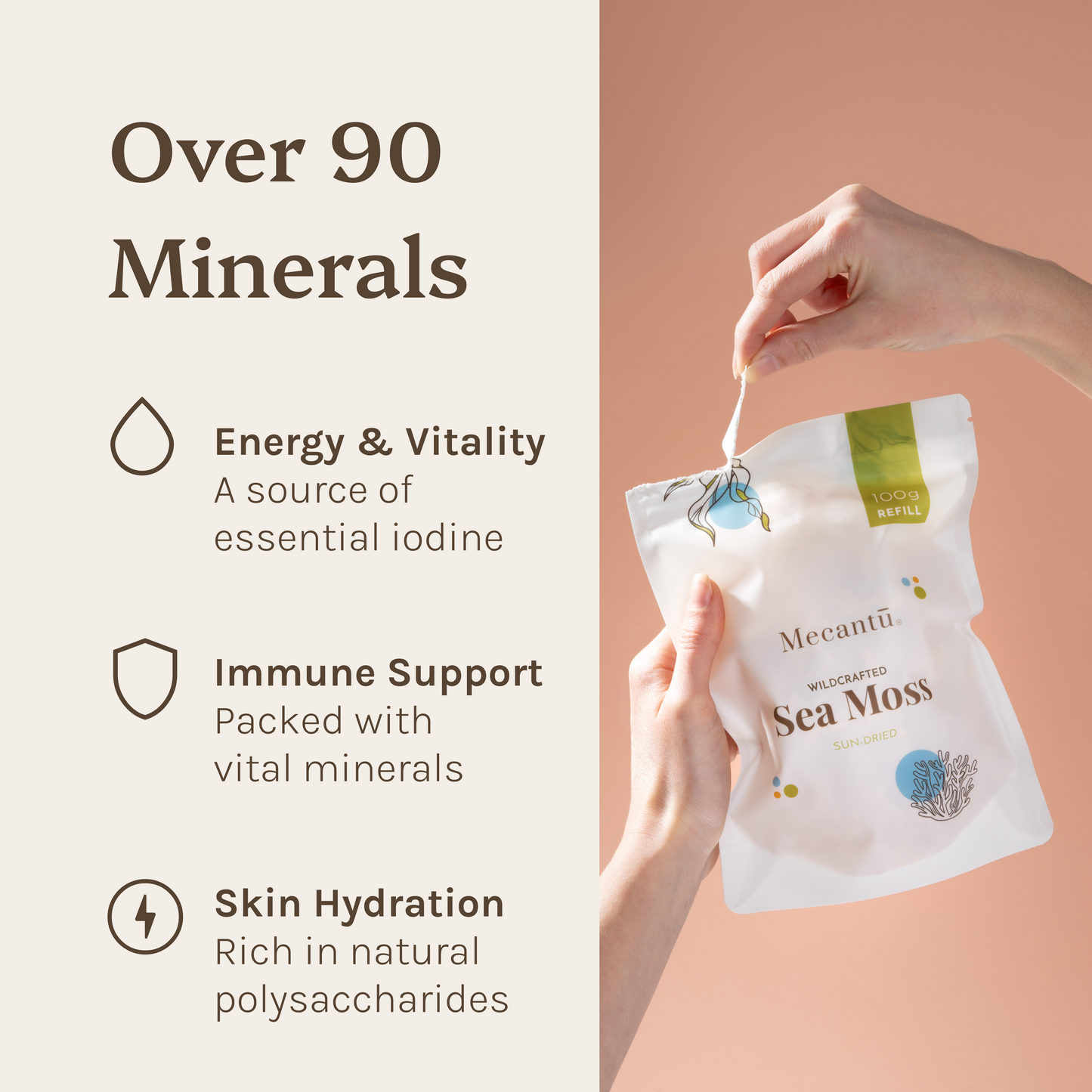 Refill Pack - Sun-Dried Golden Sea Moss
