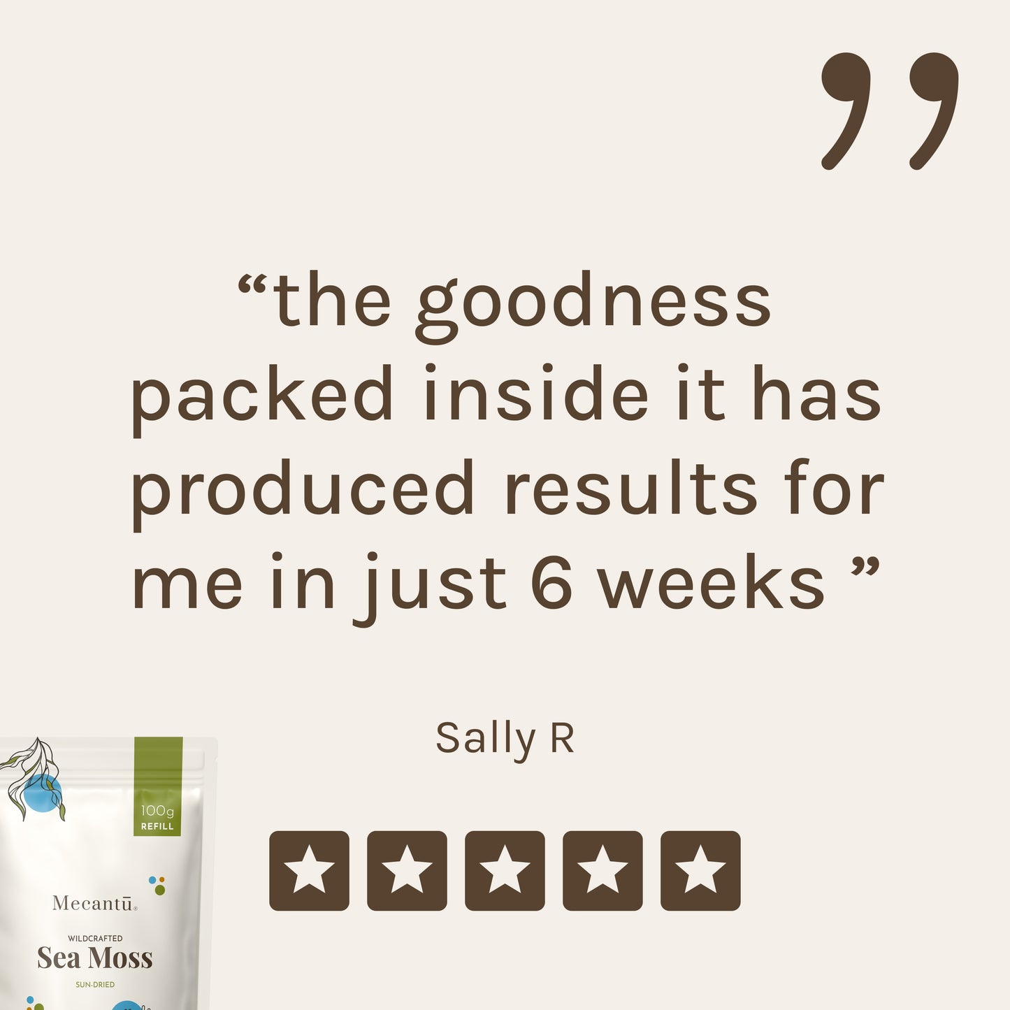 Refill Pack - Sun-Dried Golden Sea Moss